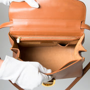 Delvaux Cognac Brillant MM tas. Koop authentieke designer vintage Delvaux tassen. LabelLOV webwinkel veiling online winkelen