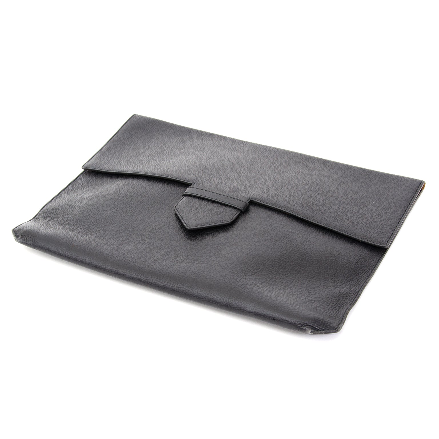 acheter en linge pour le meilleur prix Delvaux Noir Large Enveloppe Clutch