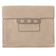 Koop veilig online tweedehands Delvaux Enveloppe Taupe D Clutch / Briefcase