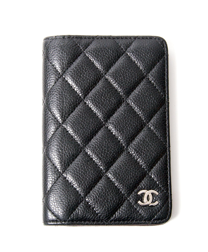 Chanel quilted agenda case authentic secondhand safe online shopping designer brands high end luxury webshop Antwerp Belgium LabelLOV shopping fashion