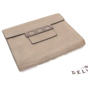koop online tweedhands Koop veilig online tweedehands Delvaux Enveloppe Taupe D Clutch / Briefcase