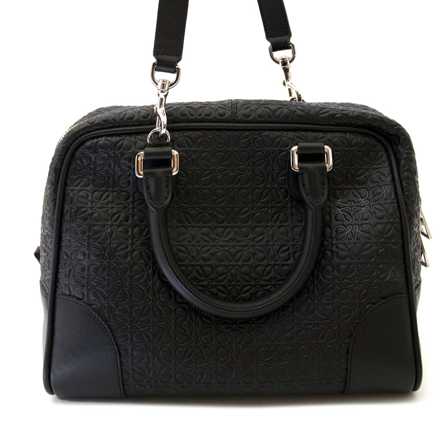 achetez Loewe Black Bolso Amazona Medium Anagram Bag sur labellov pour le meilleur prix