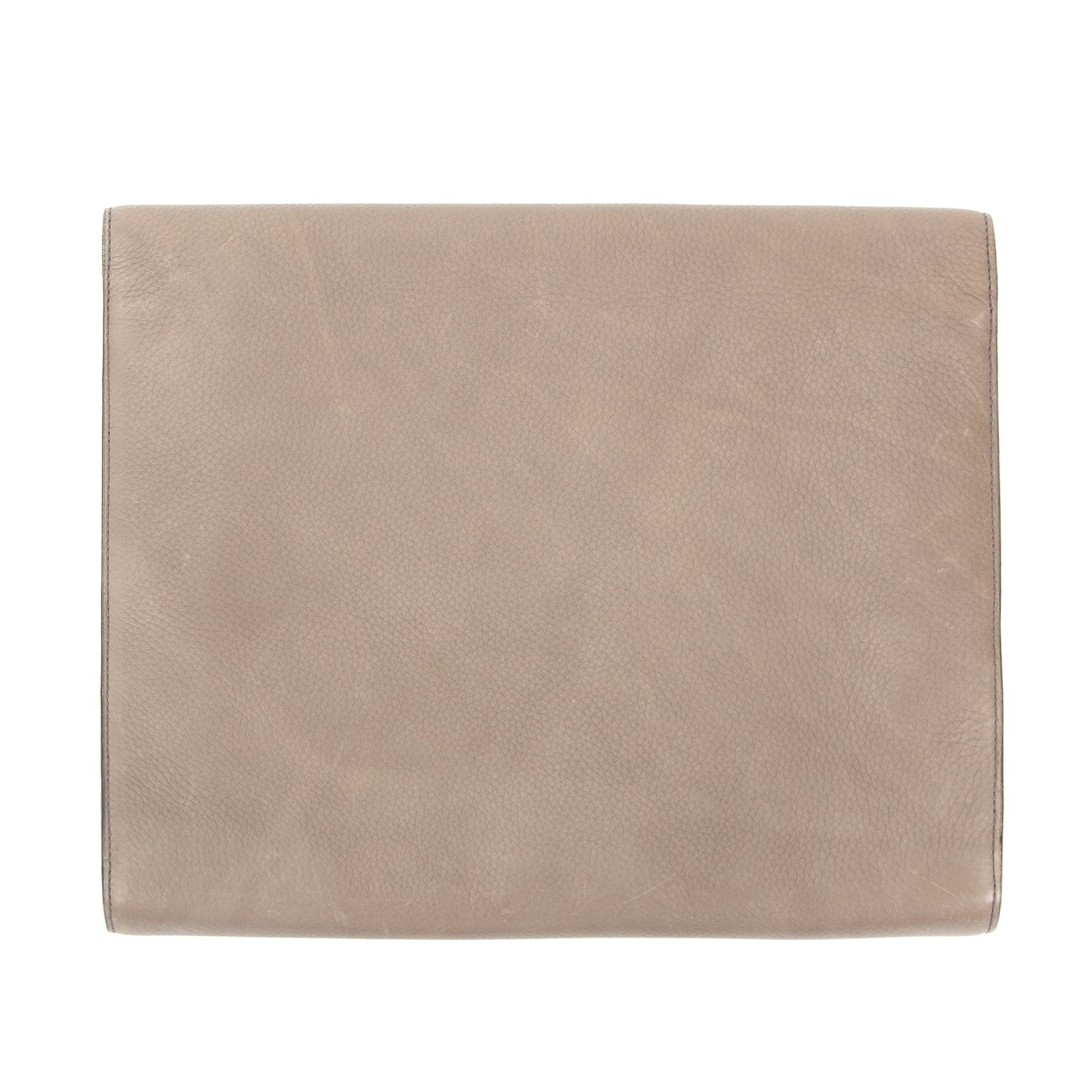 acheter en linge seconde main Delvaux Enveloppe Taupe D Clutch / Briefcase comme neuf