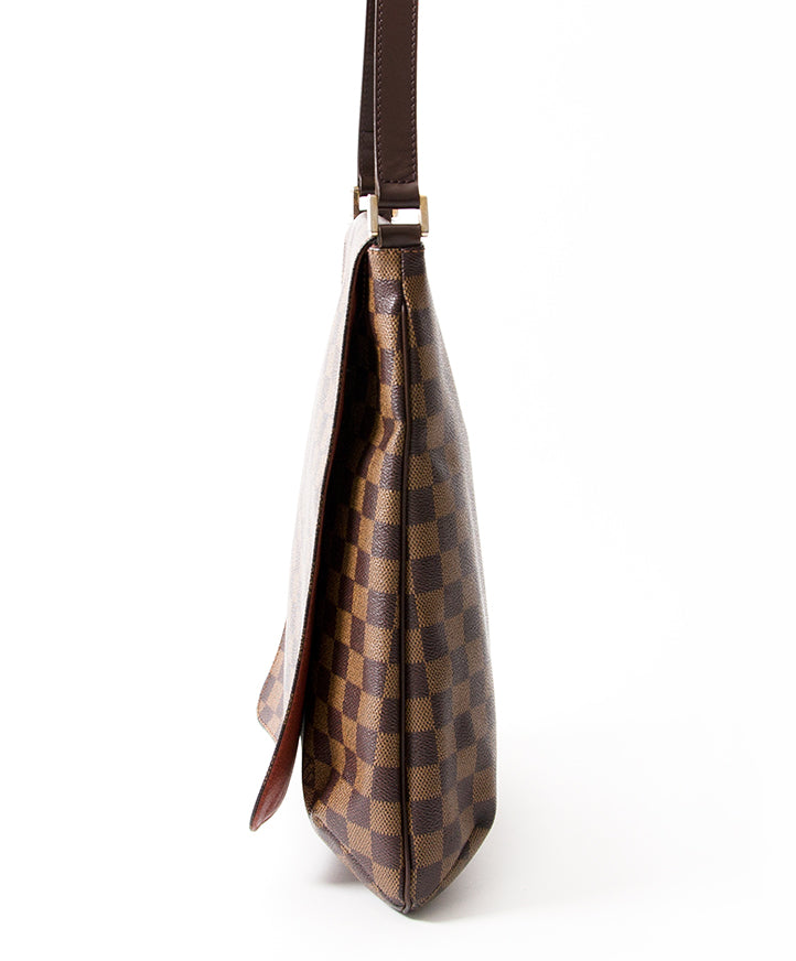 Louis Vuitton Musette Damier Bag authentic secondhand safe online shopping webshop Belgium Antwerp LabelLOV fashion style high end labels luxury brands designer
