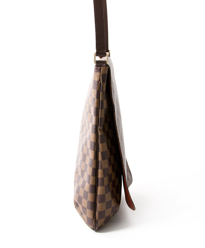 Louis Vuitton Musette Damier Bag handtas authentiek tweedehands veilig online shoppen winkelen online webshop LabelLOV Antwerpen België mode stijl luxemerken luxe designer ontwerper