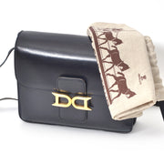 koop snel en veilig tweedehands Delvaux Dark Blue Bourgogne Shoulder Bag boetiek België, antwerpen