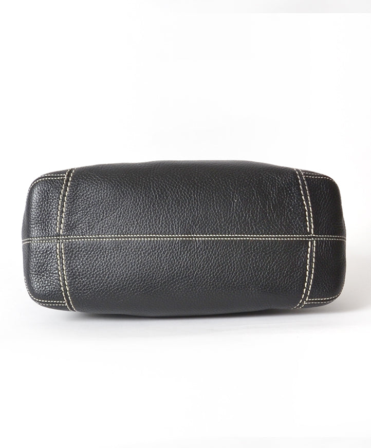 shop safe and fast seconhand designer vintage Tod's leather shoulder bag like new best price