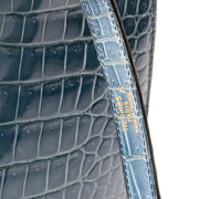 acheter en ligne seconde main hermes croco blue jean best price online webshop labellov