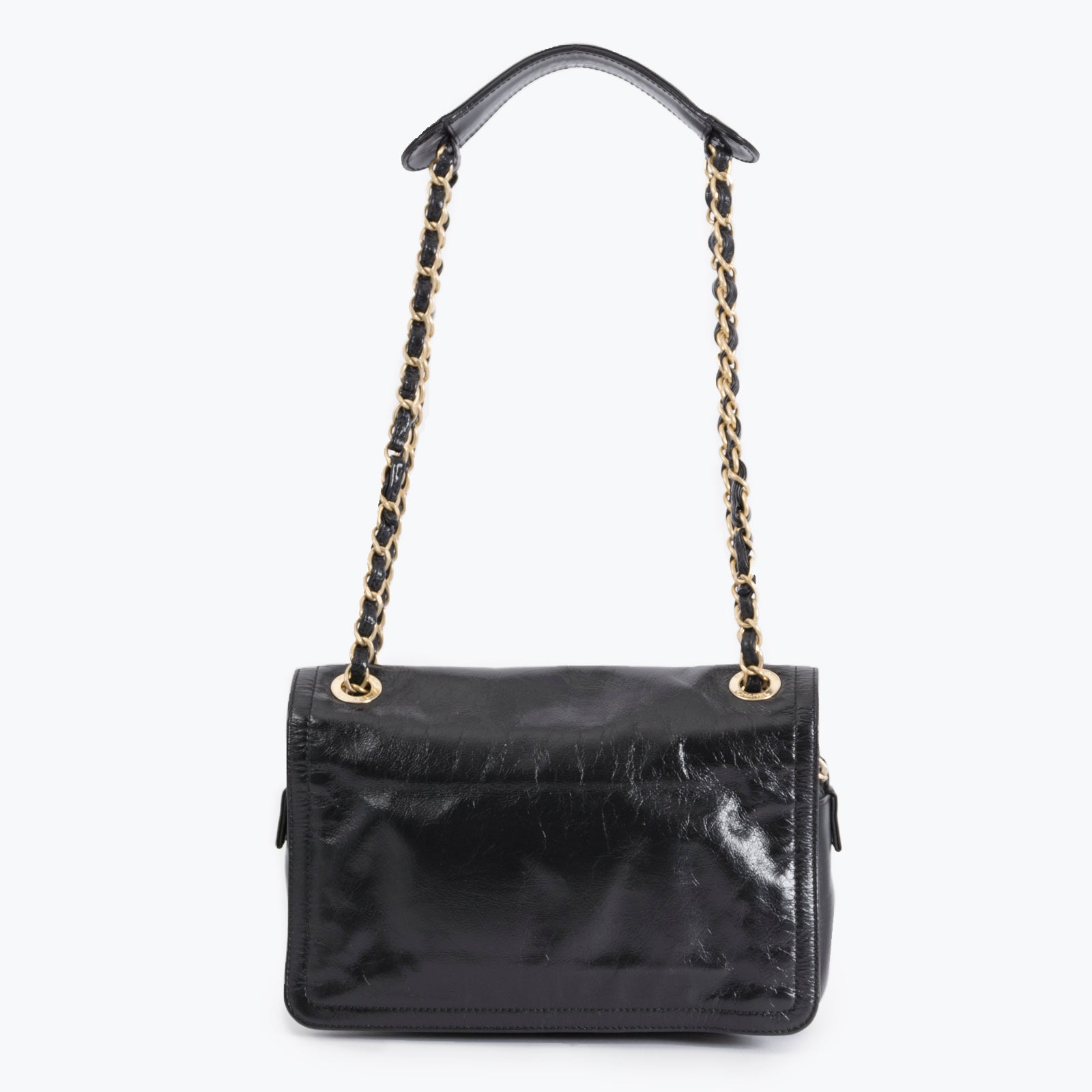 Chanel Black Leather Flap Bag
