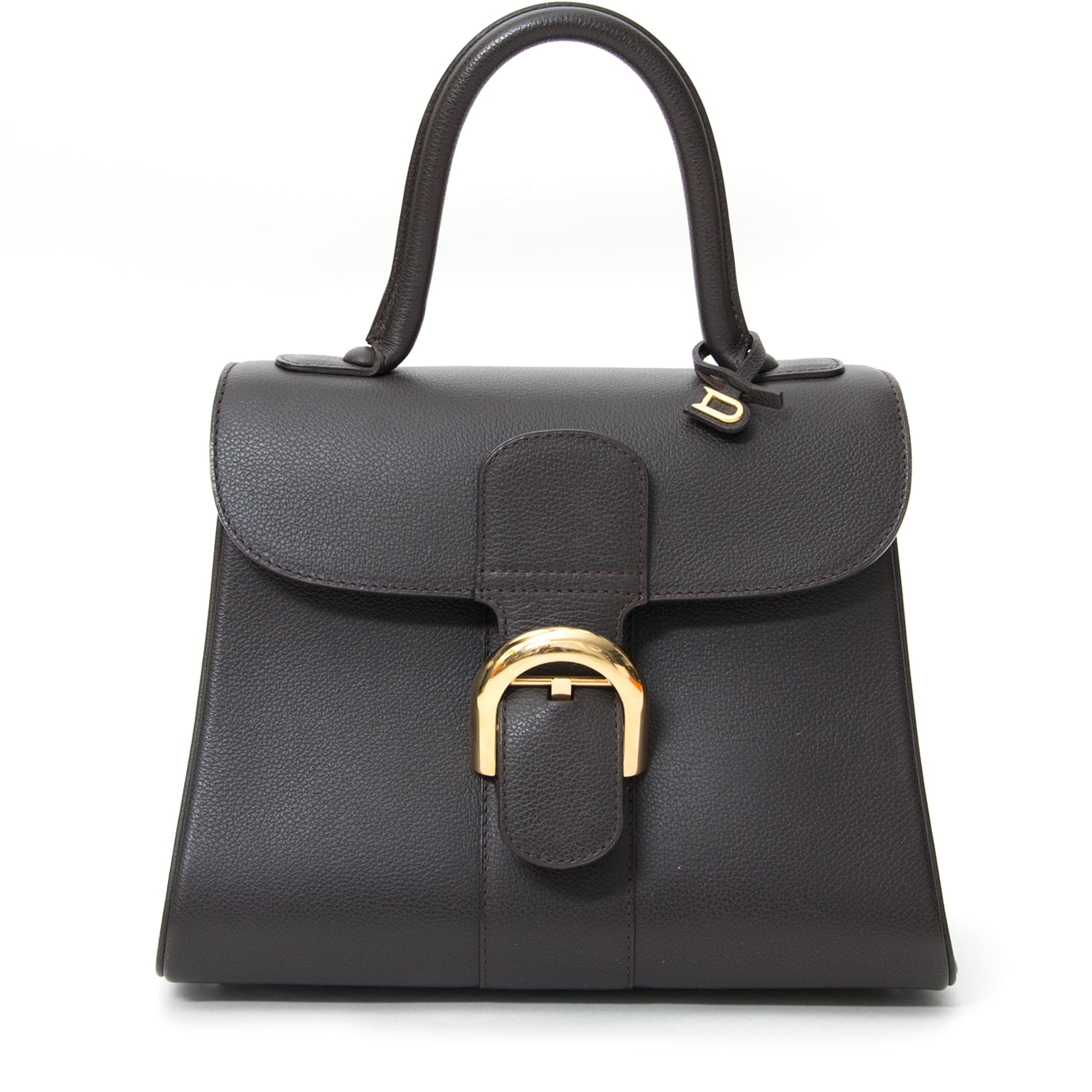 Delvaux Dark Brown Brillant PM GHW acheter en linge pour le meilleur prix Delvaux Dark Brown Brillant PM GHW, boetiek LabelLov, Antwerpen.