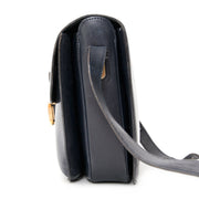 shop online at the best price secondhand Delvaux Dark Blue Bourgogne Shoulder Bag like new