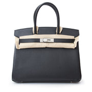 Authentic NEW Hermès Birkin Black Togo PHW 32 Koop authentieke tweedehands