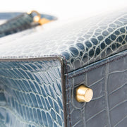 rare hermes blue jean porosus crocodile 32 kelly ghw with strap online webshop labellov