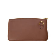 Delvaux Pochette in bruin leder tweedehans aan de beste prijs bij Labellov