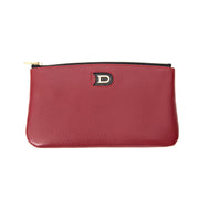 Delvaux Burgundy Pochette at the best price with worldwide shipping at Labellov