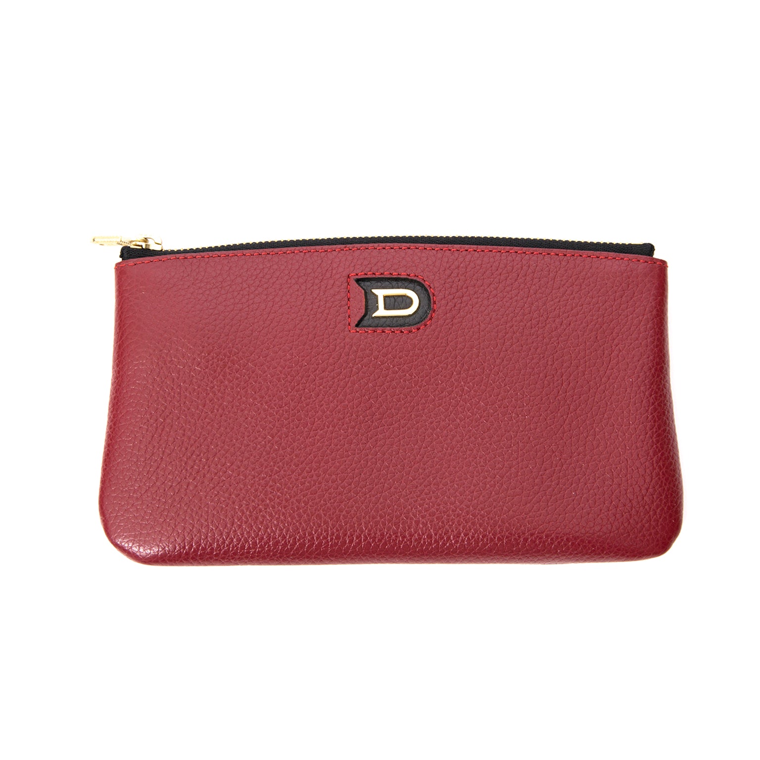 Delvaux Burgundy Pochette at the best price with worldwide shipping at Labellov