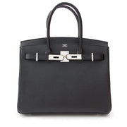 Authentic NEW Hermès Birkin Black Togo PHW 32 cuir seconde main occasion sac en ligne prix correct labellov vintage webshop designer marques de luxe mode Anvers Belgique