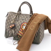 Gucci Unicef Snowman In Africa Medium Joy Boston Bag comme neuf site en ligne LabelLov
