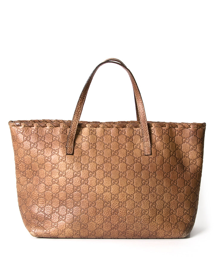 koop online tweedehands Gucci monogram cognac shoulderbag best price online webshop labellov