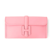 Hermès Jige PM Swift Rose Confetti 'H' Clutch. Like new Hermes H jige clutch colvert like new at the best price webshop labellov.com acheter en ligne seconde main clutch.