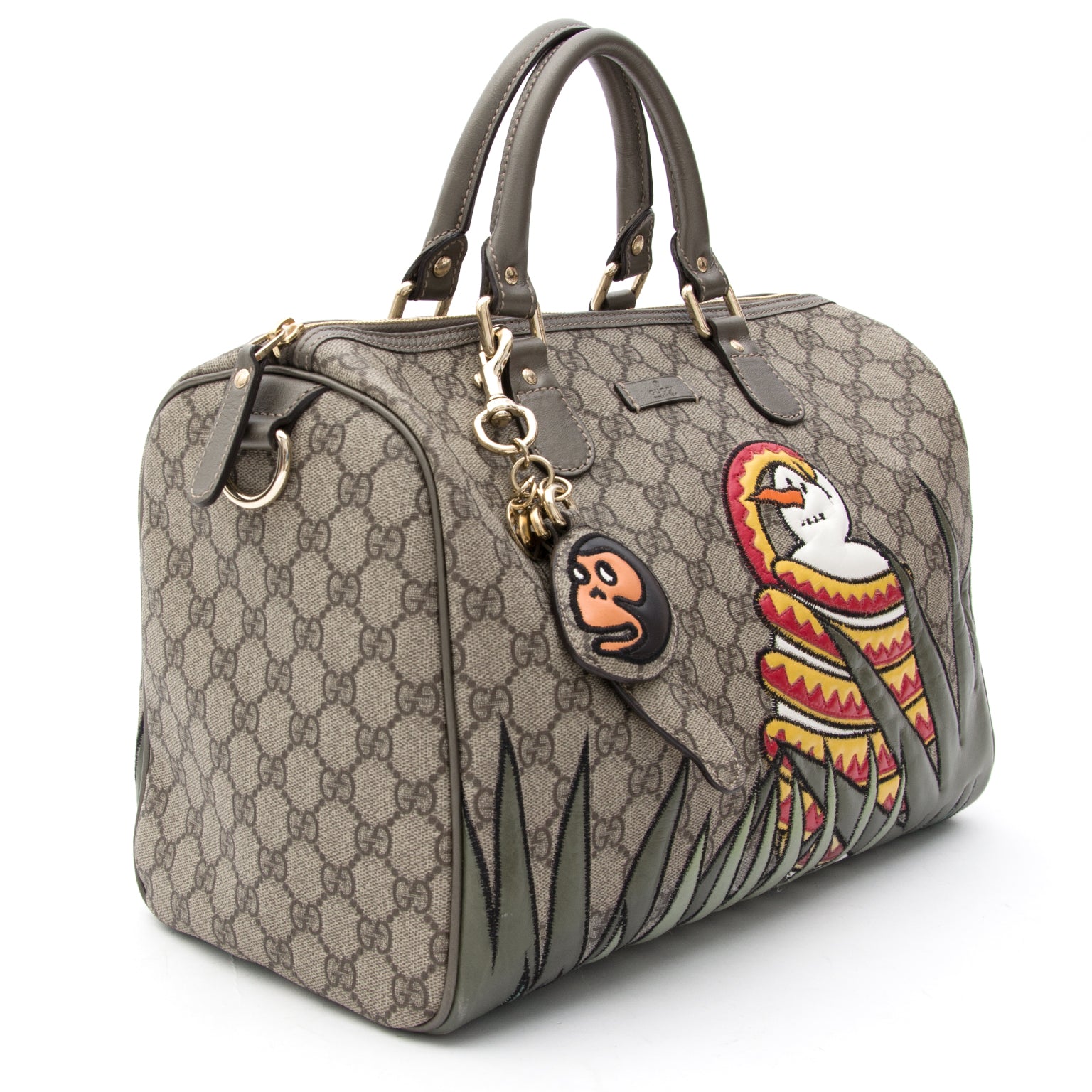 Gucci Unicef Snowman In Africa Medium Joy Boston Bag site en ligne sac a epaule metallic