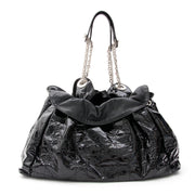Christian Dior Cannage Hobo Patent Black an de beste prijs en met verzekerde verzending bij Labellov