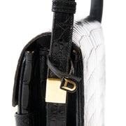 2de hands designer Delvaux croco handtas aan de beste prijs 100% authentiek , België, Antwerpen