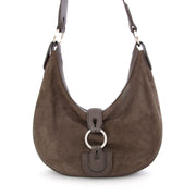 Delvaux Camille Pm Hobo Shoulder Brown Nubuck Brown online webshop labellov