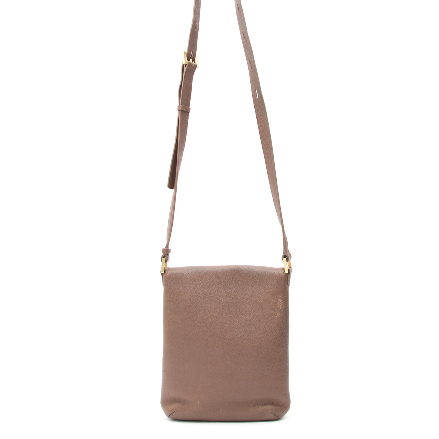 Delvaux Louise PM Taupe Bag koop 2dehands Delvaux zwarte schoudertas aan de beste prijs online webshop Belgie