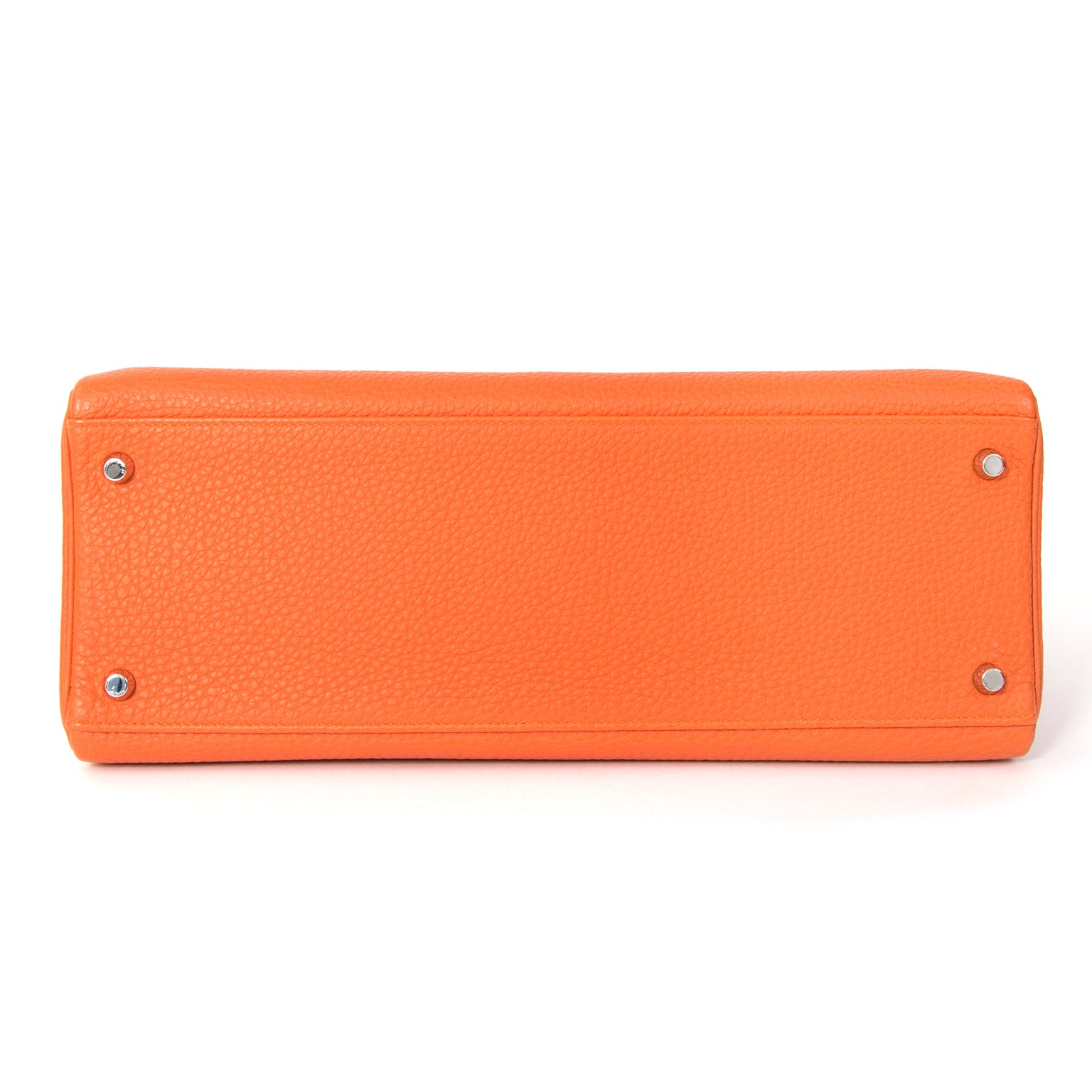 shop online at the best price Hermes Orange Kelly 35 Retourne Veau Togo