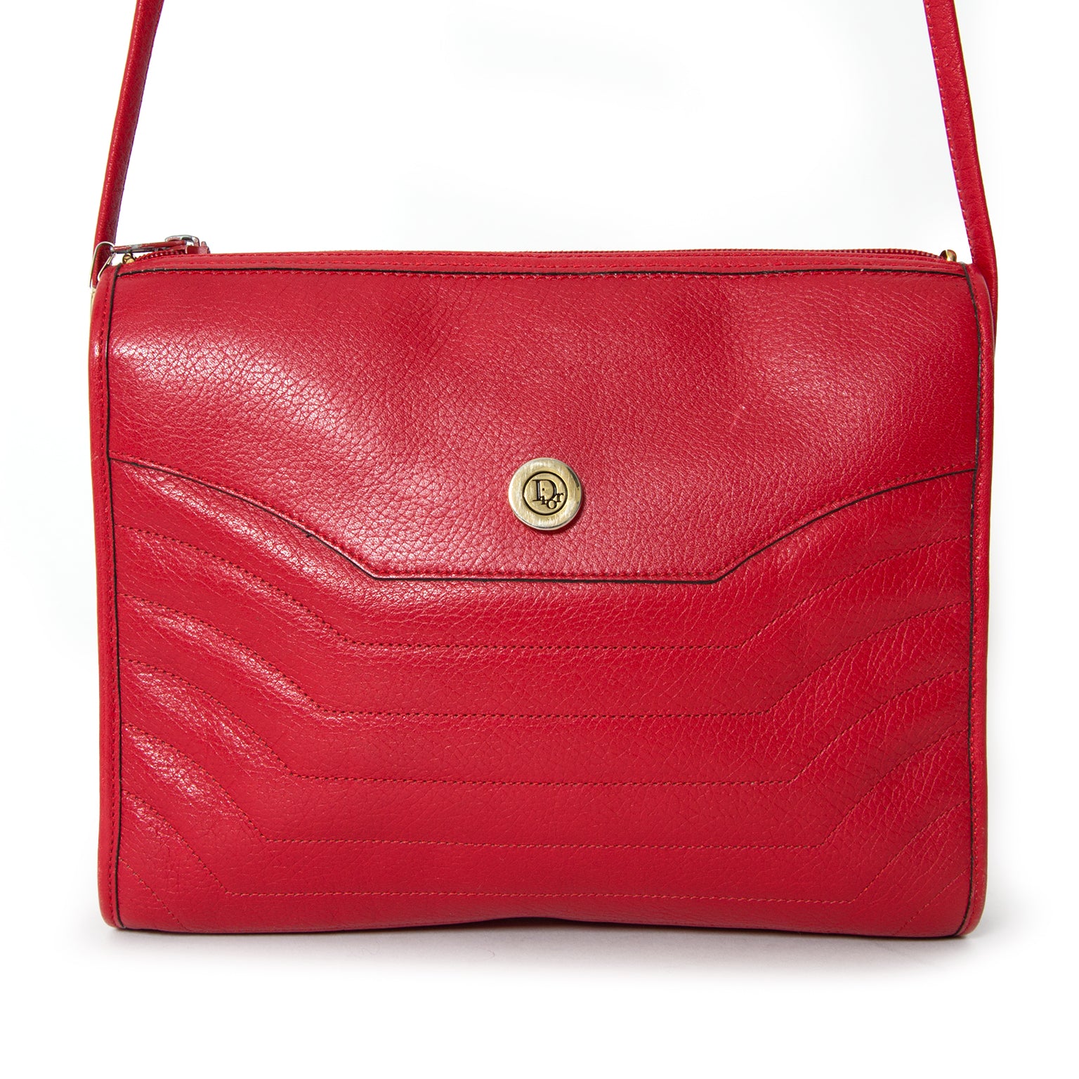 Koop veilig online aan de beste prijs Christian Dior Red Shoulder Bag aan de beste prijs