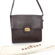 buy safe online secondhand Delvaux Brown Cross Body Bag for the best price