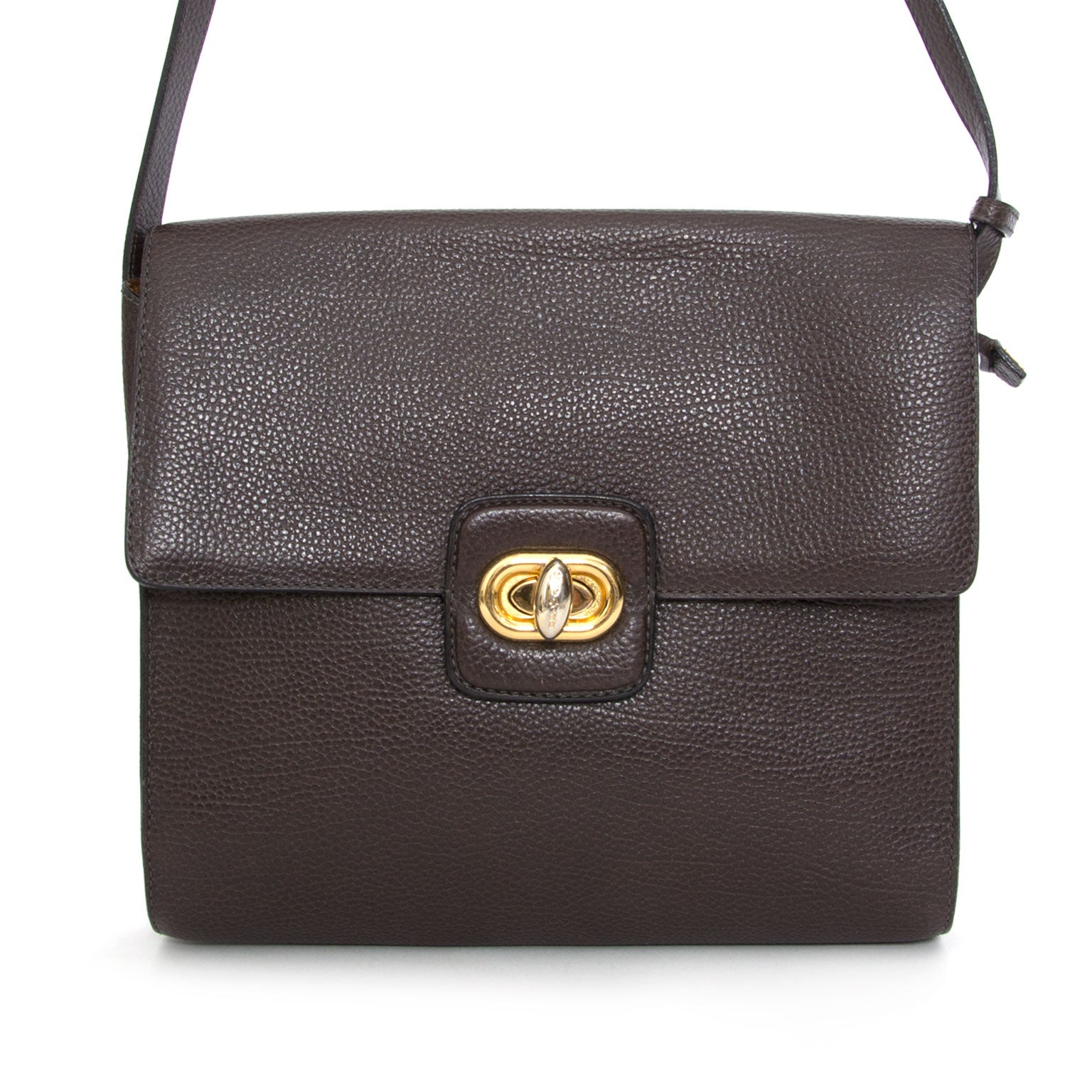 acheter acheter en ligne seconde main sac a main Delvaux brown cross body bag