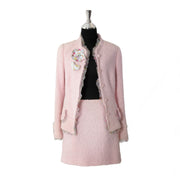 Chanel Pink Two-Piece Skirt Suit, Buy it on Labellov, an online platform for second hand luxury goods