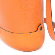 Delvaux Deux Le Vingt-Six Tangerine seconde main saccoche sac a main epaule internationale authentique