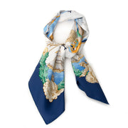 koop veilig online aan de beste prijs tweedehands Hermès Silk Carré Scarf Poseidon , LabelLov Antwerpen
