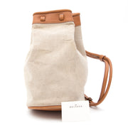 Delvaux Togaie Sahara Canvas Bucket Bag acheter seconde main sac a main delvaux