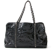 Chanel Patent Luxe Ligne Tota Bag webshop LabelLOV designer bags vintage