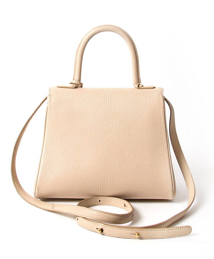 acheter en ligne seconde main delvaux brillant nude pour le meilleur prix , comme neuf