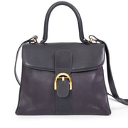 koop veilig online tweedehands Delvaux Brillant MM Bicolor + Strap online weshop labellov