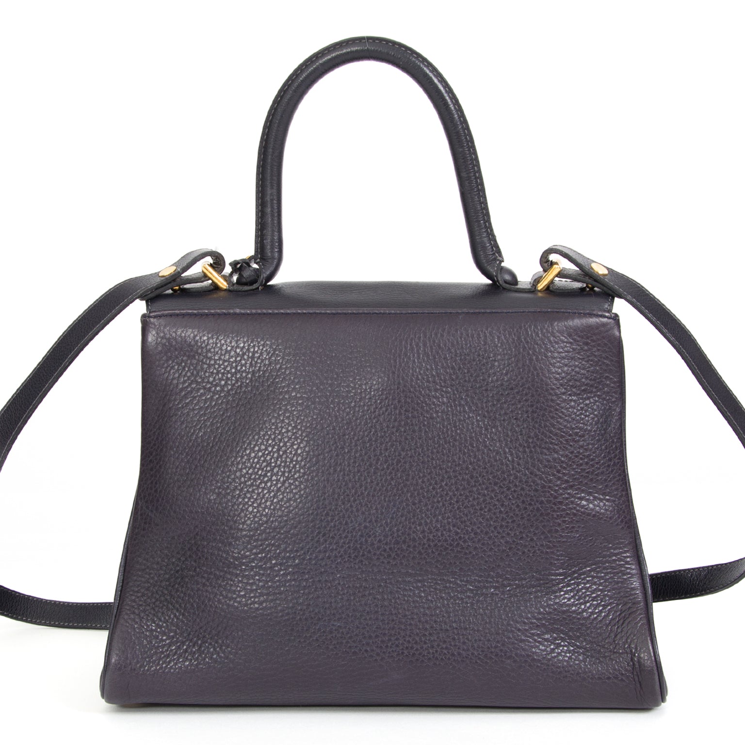 koop veilig online tweedehands Delvaux Brillant MM Bicolor + Strap