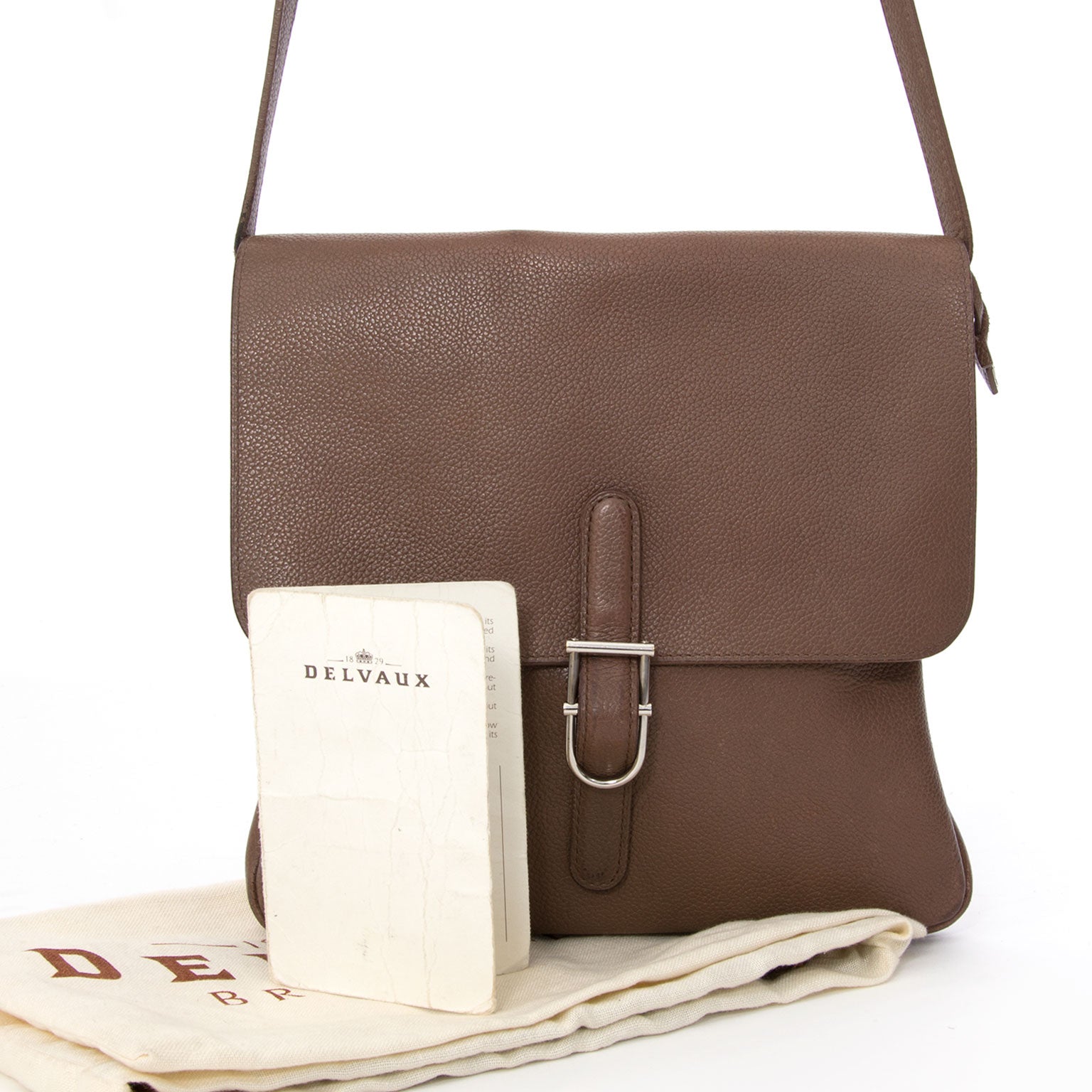 Delvaux Le Vingt-Cinq Flap Square Messenger Bag