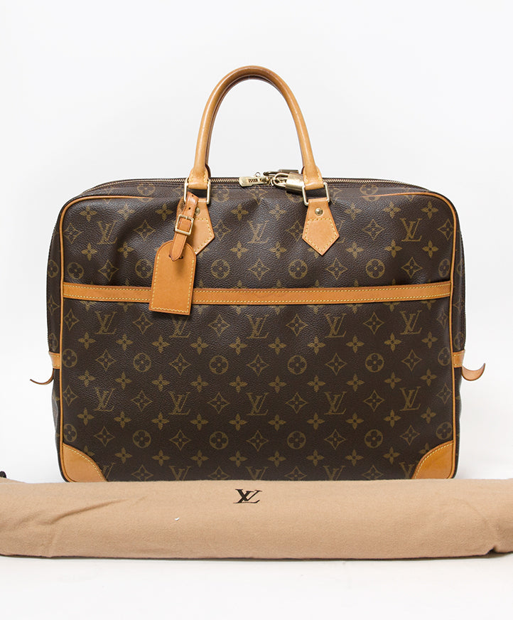 buy safe online designer vintage louis vuitton laptop case monogram excellent condition best price, labellov
