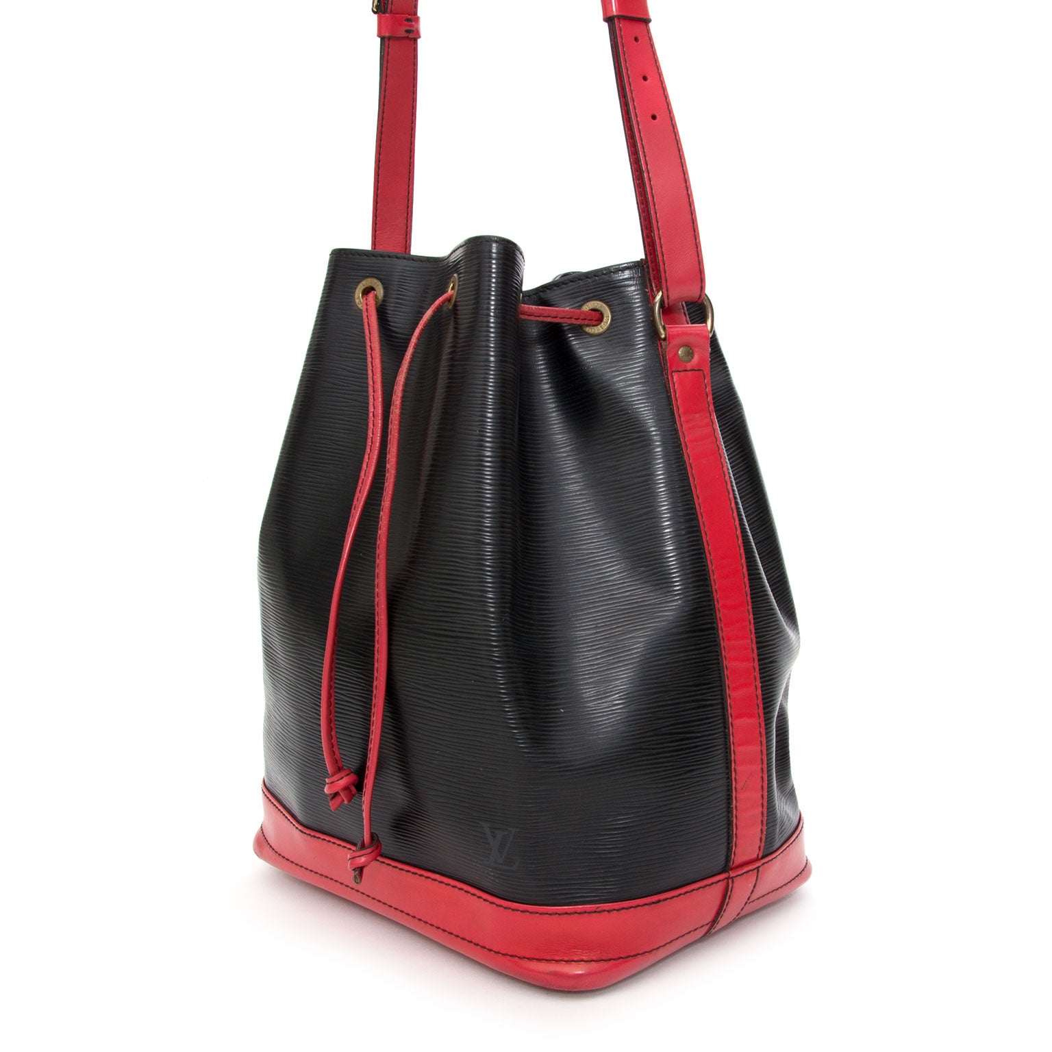 shop safe online secondhand designer Louis vuitton bicolor noé like new