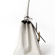Delvaux Brillant White PM secondhand authentic online safe shopping designer brands high end fashion labels it bags webshop Antwerp Belgium LabelLOV
