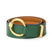 koop veilig online tweedehands Delvaux Green Circle Belt at the best price