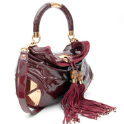 2dehands luxe merk handtassen Gucci Babouska Ombre Leather Babouska Indy Top Handle Bag aan de beste prijs