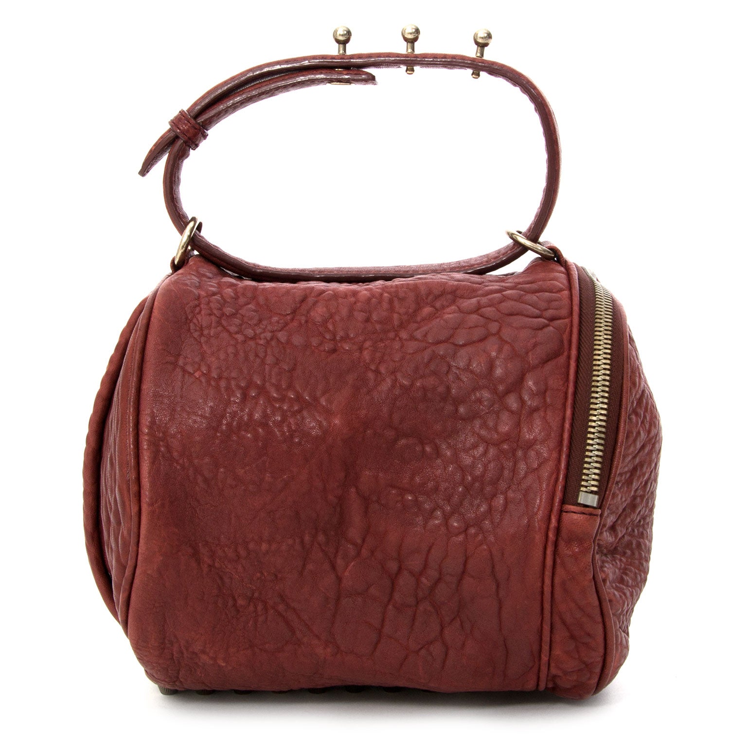 Alexander Wang Angela Pouchette Burgundy Koop authentieke tweedehands Delvaux tassen met de juiste prijs bij LabelLOV.