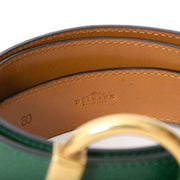 koop veilig online tweedehands Delvaux Green Circle Belt at the best price