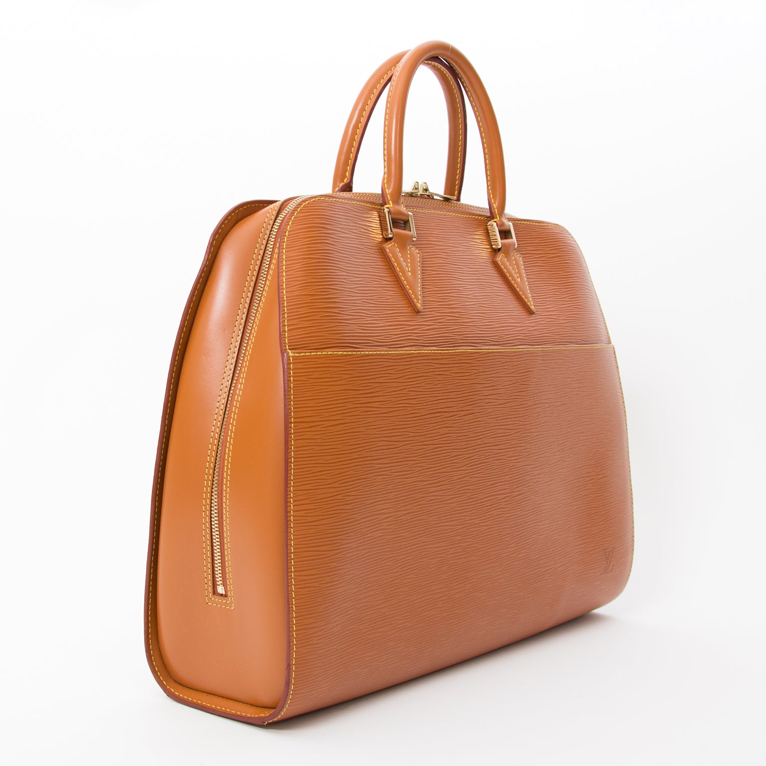 pre-loved Louis Vuitton handbag sorbonne cognac epi webshop LabelLov luxe merken